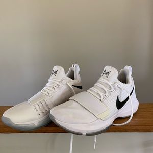 White Nike PG White Ice Men’s B-ball Shoes